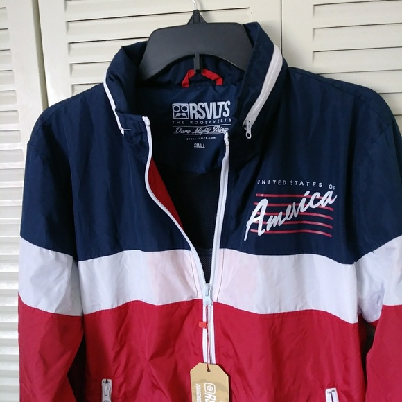 Rsvlts men's retro 96' jacket Red - Picture 2 of 3